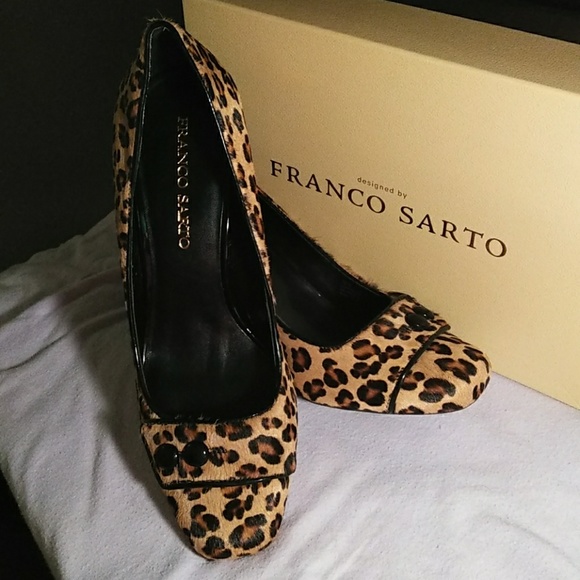 Franco Sarto Shoes - NIB leopard pump size 10